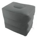 Opblaasbare kindervoetsteun van PVC voor in het vliegtuig 30x38x40 cm Verstelbare hoogte 3 delen Reisvoetsteun Comfort op lange vluchten 8