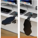 Opção de apoio de braço ergonómico dobrável para mesa 31 x 14,5 cm Inclinação vertical 90° Apoio suave sem perfuração 3