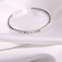 Open armband voor dames maakt mij blij 2