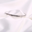 Open armband voor dames maakt mij blij 4