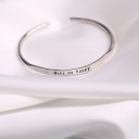 Open armband voor dames maakt mij blij 5