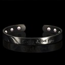 Open Bracelet with Inscription 1