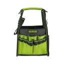 Open Tool Bag 34 x 22 x 20 cm Water-Resistant with Reinforced Base 23 Pockets Adjustable Strap Organiser 7