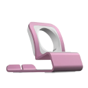 Oplaadstandaard voor Apple Watch Series Ultra 2/SE/10 7,7x5,4x4,4 cm ALU+TPU dockingstation voor bureau en nachtkastje 3
