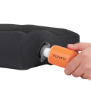 Oppustelig ergonomisk pude 30 x 42 cm Camping rejsepude Dobbeltlags 7 og 10 cm Let vaskbar Transportabel til bil og hjem 7