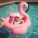 Oppustelig Flamingo - Lyserød 1
