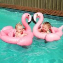 Oppustelig Flamingo - Lyserød 3