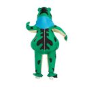 Oppustelig kostume frø til voksne Størrelse 150–190 cm Ventilator til 4 AA-batterier og powerbank Helkrops cosplay til Halloween og fest 4