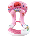 Oppustelig ring til børn Svømmering til børn fra 7 til 12 år Lyserødt oppusteligt vandlegetøj 47 x 38 cm 2