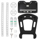 Opțiune ajustabilă pentru sprijinul picioarelor în mașină pentru copii 35 x 21,8 cm din plastic ABS și structură metalică Suport ergonomic Călătorie 5