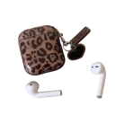 Opvallende en elegante siliconen hoes voor AirPods Pro met een luipaardpatroon en hartvormige sleutelhanger Luxe bescherming met een uniek ontwerp 4