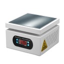 Opvarmningsstation 100 × 100 mm Mikroprocessor styret varmeplade 0–400 °C 350 W Jævn opvarmning LED display Justerbar temperatur 220 V EU stik 8