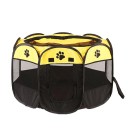 Opvouwbare achthoekige kennel voor honden en katten 73 x 73 x 43 cm Draagbaar nest voor huisdieren met omheining Geboorteplaats en fokbenodigdheden 6