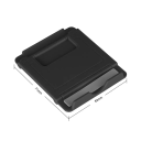 Opvouwbare bureautelefoonhouder 8,2 x 7 cm Verstelbare hoek Telefoonhouder Compacte bureaustandaard Thuiskantoor 5