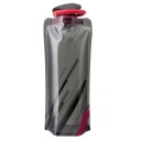 Opvouwbare flexibele waterfles met karabijnhaak, plastic reisfles, herbruikbare zachte fles in etui, hydratatie voor buiten 5