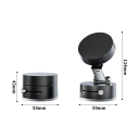 Opvouwbare mini magnetische telefoonhouder met zuignap, verstelbare hoek, vacuüm dubbelzijdige universele mobiele telefoonstandaard 2