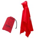 Opvouwbare poncho regenjas 215 × 140 cm polyester compact verpakt 22,5 × 15 × 6 cm wandelen kamperen buitengebruik 3
