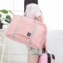 Opvouwbare reistasje voor schouder van polyester Met voorvak Voor kofferritssluiting Uitgevouwen 48 x 16 x 32 cm Opgevouwen 21 x 18 cm 1