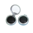 Opvouwbare ronde kam met spiegel 14,6 x 6,5 x 2,2 cm Reisbare uitklapbare borstel met masserende tanden Compacte kam voor in de handtas 4