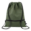 Opvouwbare trekzak voor op de rug 44 x 36 cm Lichtgewicht sporttas van oxford met ritsvak Unisex Voor de sportschool en uitstapjes 1