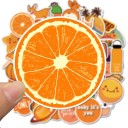 Orange klistermærker 50 stk. 2
