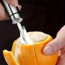 Orangen- und Zitrusschäler aus Edelstahl Küchenwerkzeug zum einfachen Schälen von Zitrusfrüchten Praktisches Hilfsmittel für die Küche 3