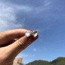 Orecchini a bottone a forma di cuore R124 2