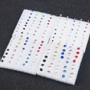 Orecchini a bottone da donna 20 paia C1094 4