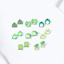 Orecchini a bottone da donna a forma di rana 1