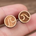 Orecchini a bottone da donna G710 11