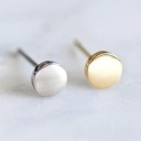 Orecchini a bottone da donna G942 4