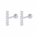 Orecchini a bottone da donna H702 6