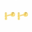 Orecchini a bottone da donna H702 10