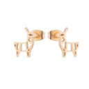 Orecchini a bottone da donna H815 18