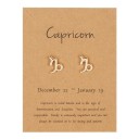 Orecchini a bottone da donna segno zodiacale 6