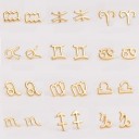 Orecchini a bottone da donna segno zodiacale 1