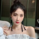 Orecchini a cerchio da donna con fiocco 4