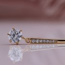 Orecchini a cerchio da donna con pendente G1194 3