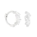 Orecchini a cerchio da donna con pietre R25 4