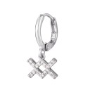 Orecchini a cerchio da donna con segno zodiacale 1