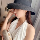 Orecchini a cerchio da donna con zirconi G1496 4