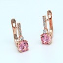 Orecchini a cerchio da donna con zirconi G548 1