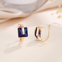 Orecchini a cerchio da donna con zirconia G1334 15