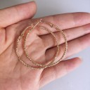 Orecchini a cerchio da donna G1284 8