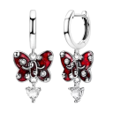 Orecchini a farfalla in argento sterling 925 per donne Trasformazione, crescita personale e rinascita simbolo del percorso di vita e transizione 1