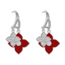 Orecchini a goccia da donna con fiori G1104 7