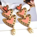 Orecchini a pendente a forma di cuore G924 10