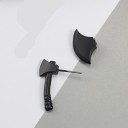 Orecchini a pendente ascia G2543 2