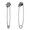 Orecchini a pendente con teschio G2548 4