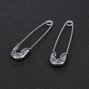 Orecchini a pendente con teschio G2548 1